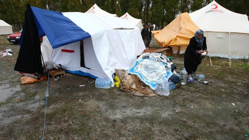 En Turquía, preocupa la situación de los enfermos por la falta de medios, de alimentos y por el frío