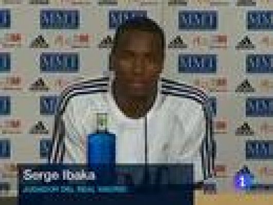Telediario 1 - Presentación de Ibaka en el Madrid