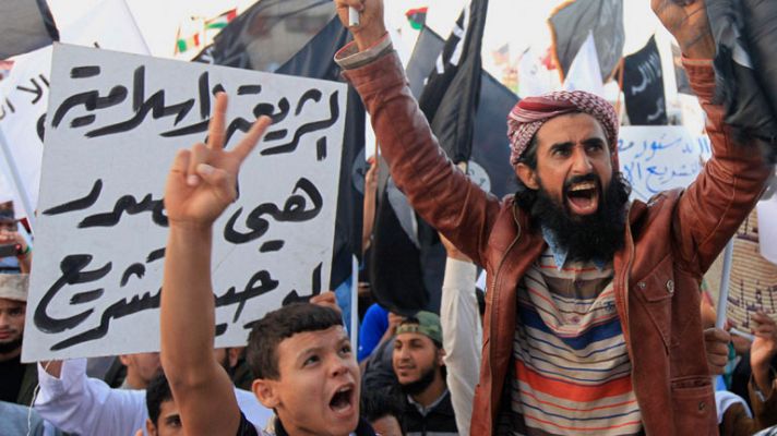 Telediario 1 - Fin de la misión de la OTAN en Libia