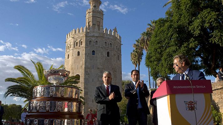 Telediario 1 - La Copa Davis desembarca en Sevilla