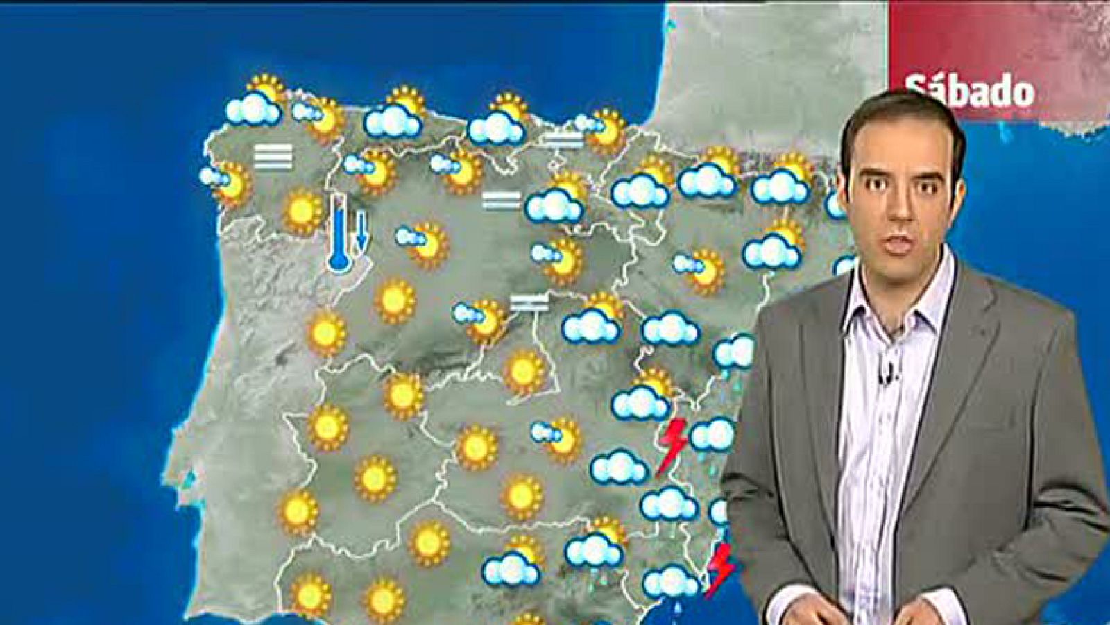 Fuertes lluvias en las comunidades mediterráneas