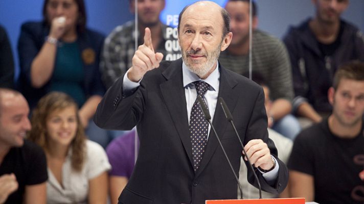 Telediario 1 - Rubalcaba propone ayudas públicas para las empresas