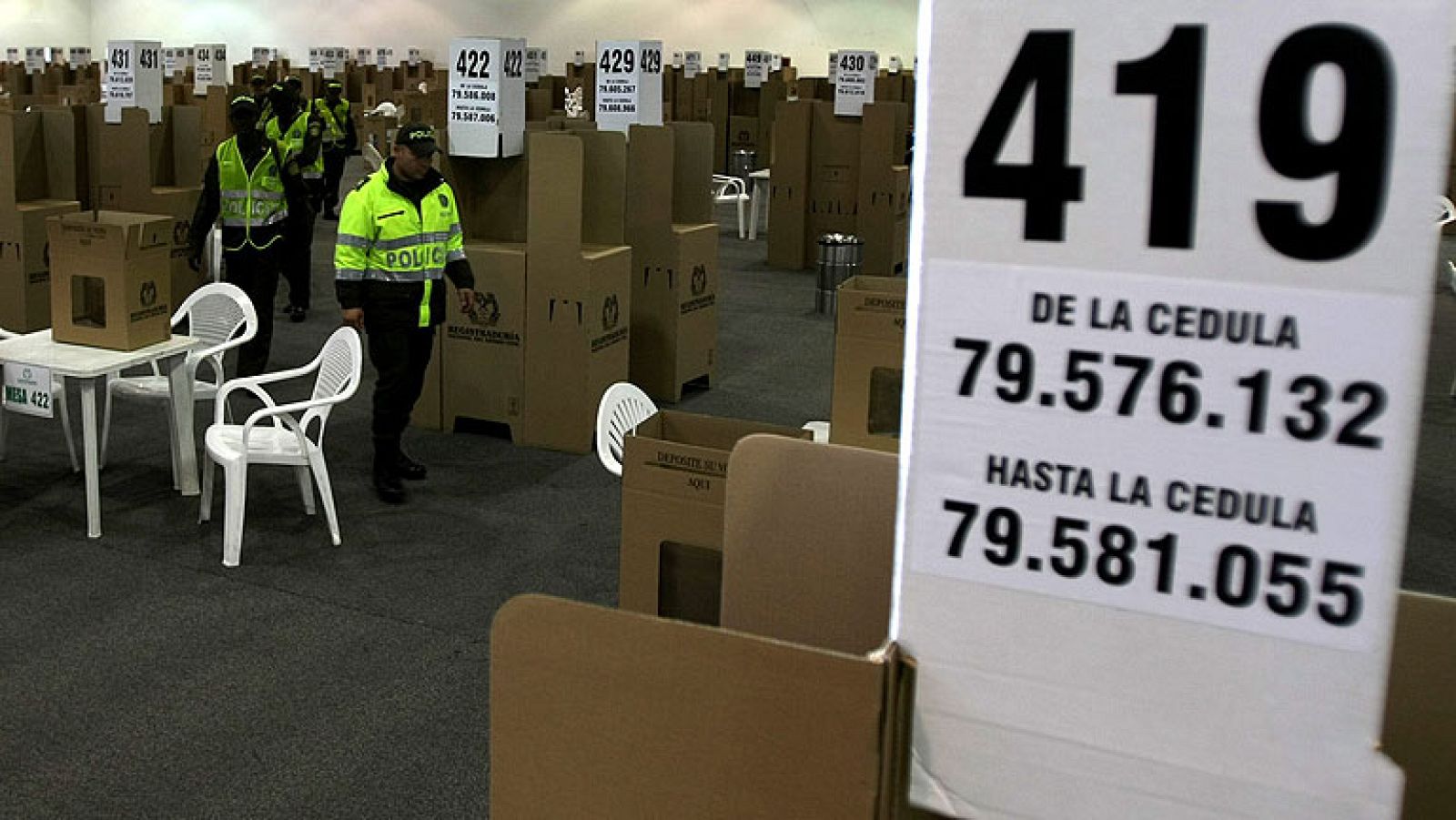 El Gobierno de Colombia garantiza que 30,6 millones de habitantes del país andino podrán votar.