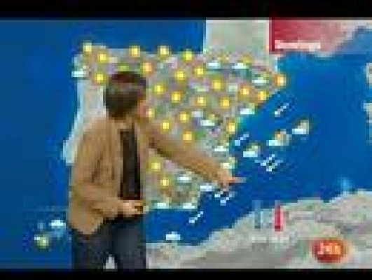 Chubascos en Alicante y Melilla y temperaturas en ligero ascenso