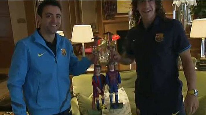 Telediario 1 - Xavi y Puyol, también en marionetas