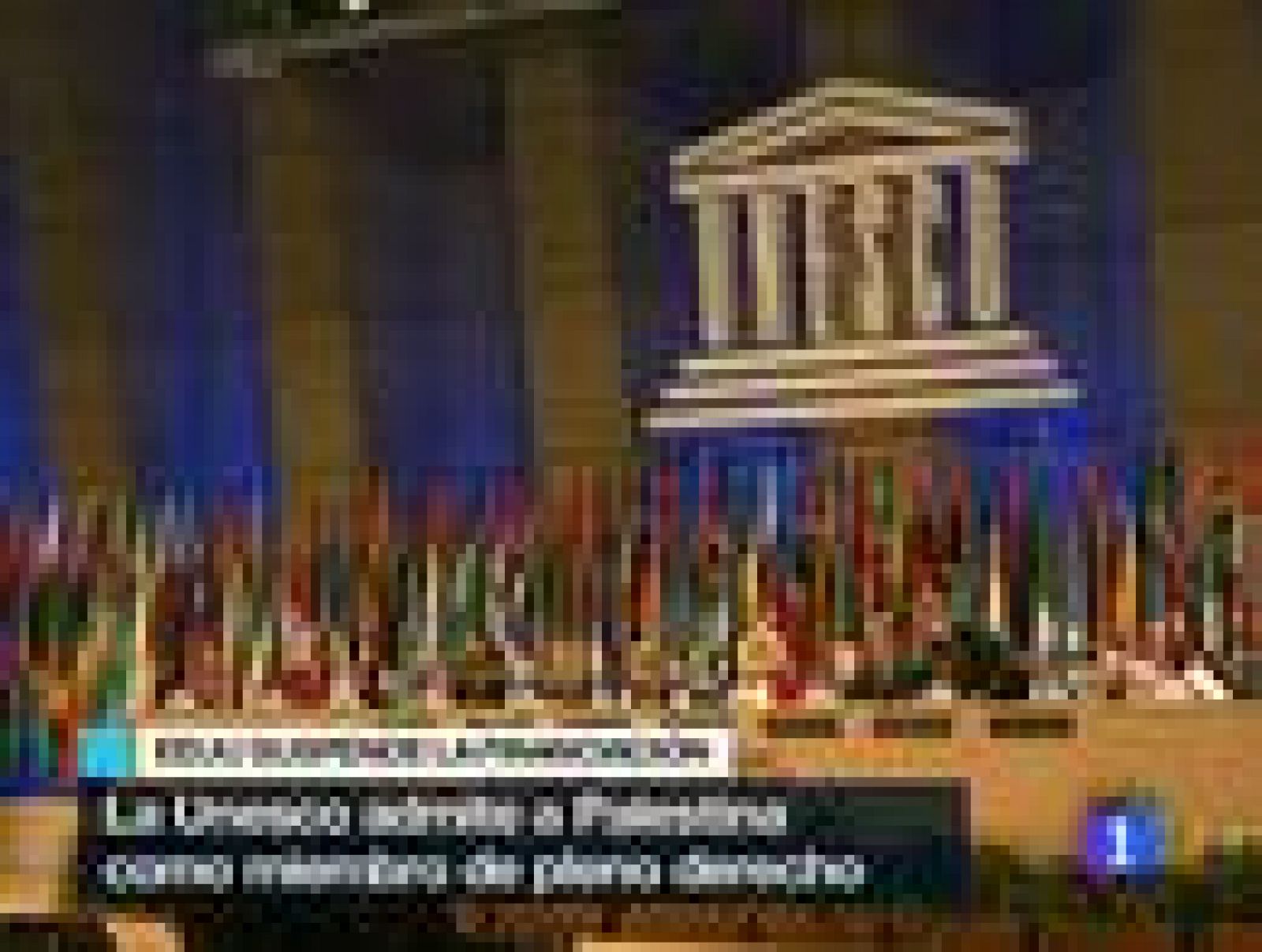 Telediario 1: La UNESCO sin financiación  | RTVE Play