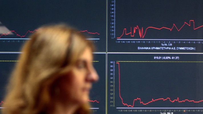 Telediario 1 - Referéndum en Grecia