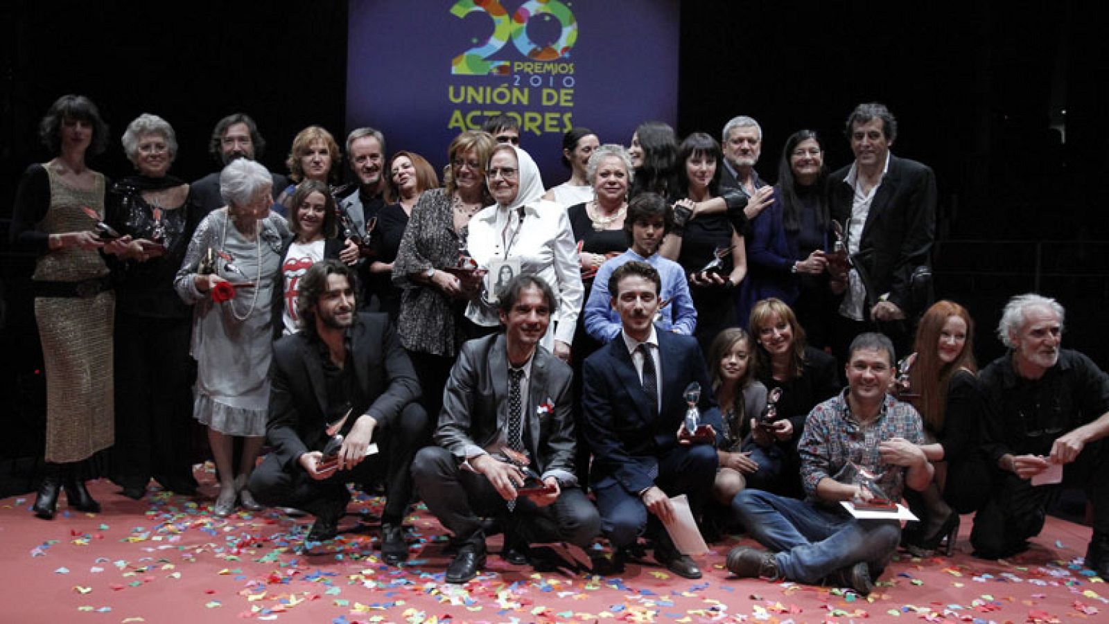 Anoche en Madrid se celebraron los premios de la Unión de Actores