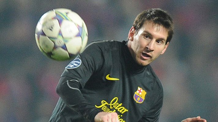Telediario 1 - Messi suma 202 goles con el Barça