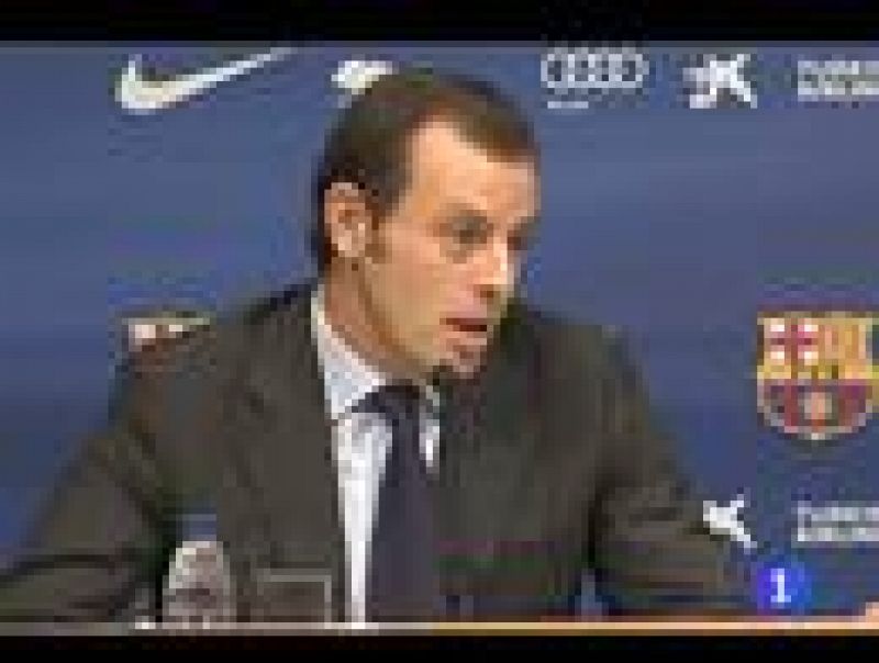 Sandro Rosell ha presentado la nueva web del FC Barcelona, que también quiere ampliar su presencia en las redes sociales, donde ya cuenta con un gran número de seguidores