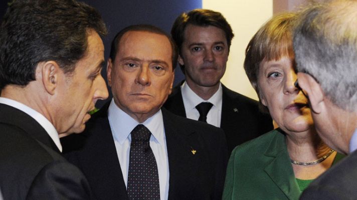 Telediario 1 - Papandreu gira la cumbre del G20