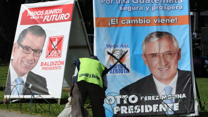 Telediario 1 - Dos candidatos de derecha se disputan la presidencia de Guatemala