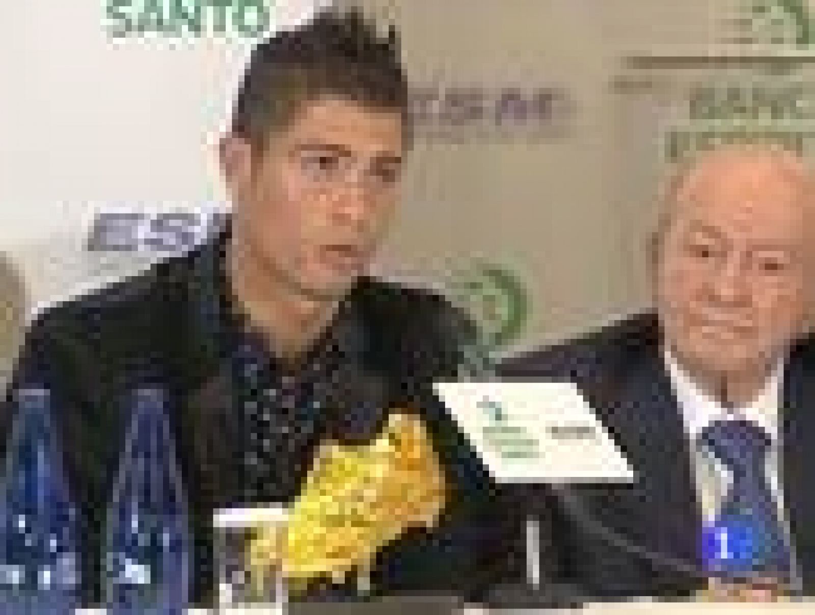 felicidad réplica árbitro Cristiano Ronaldo recibe su segunda Bota de Oro | RTVE.es