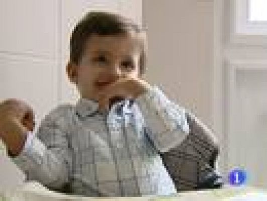 Telediario 1 - Natalidad y crisis