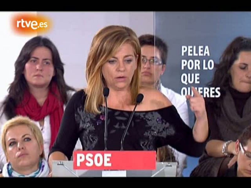 Valenciano apela al "voto útil" para que "tanta indignación" no dé la victoria al PP