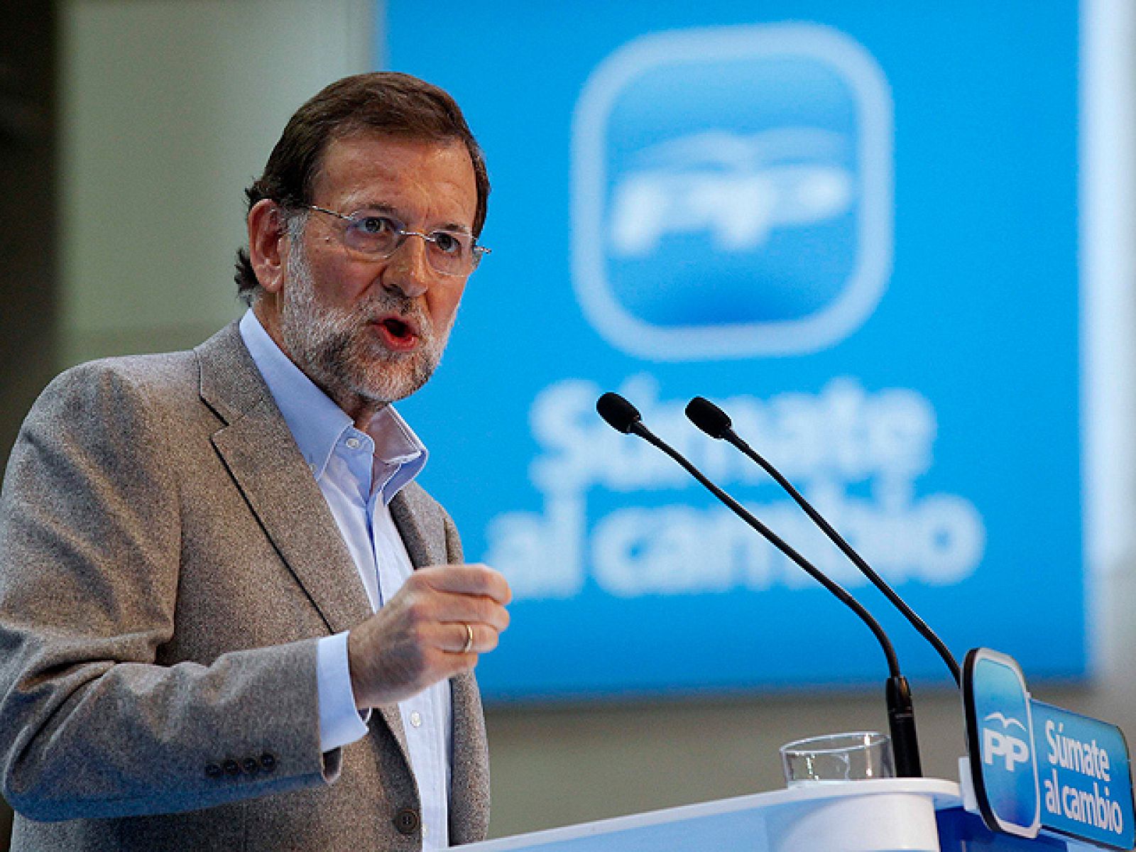 Rajoy asegura que el proyecto del futuro del PP es la única alternativa para el cambio