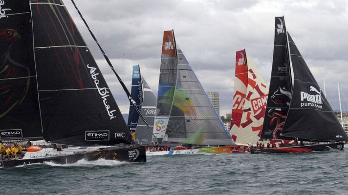 Telediario 1 - Comienza la Vuelta al Mundo a Vela