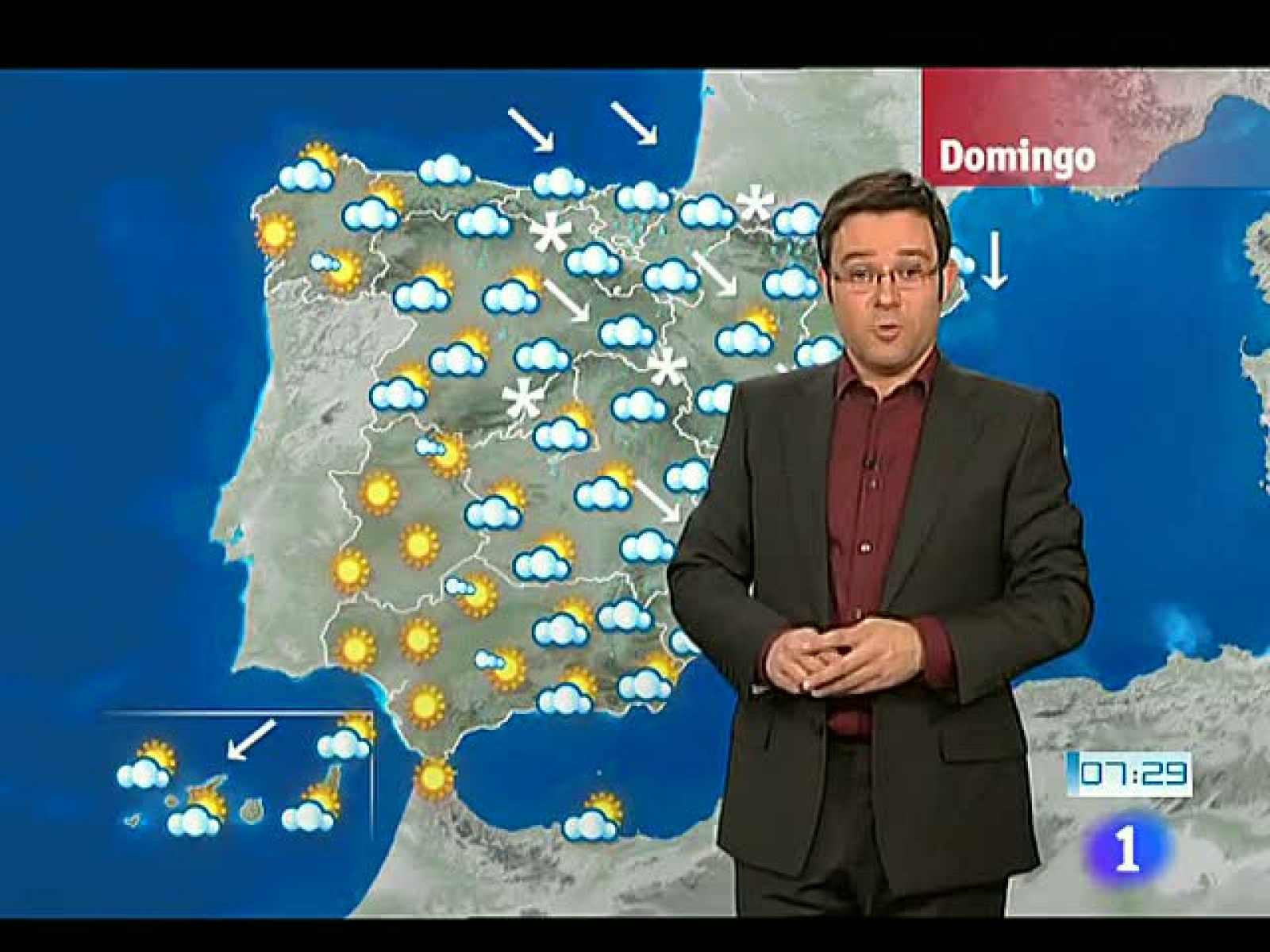 Precipitaciones fuertes y temperaturas con pocos cambios - El tiempo | Ver