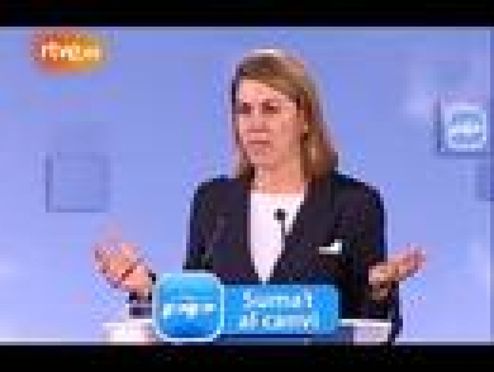 Elecciones generales 2011: Cospedal: "González y Guerra son el pasado y España necesita mirar al futuro" | RTVE Play