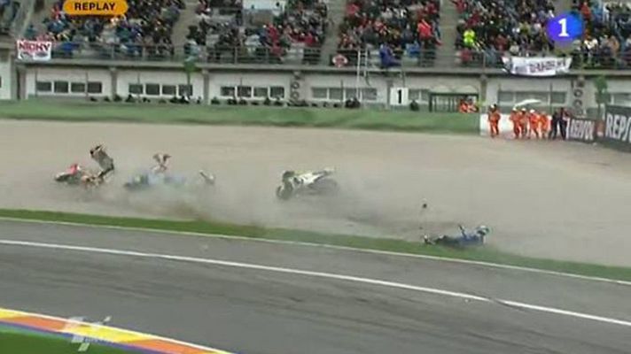  - Susto de Bautista en MotoGP