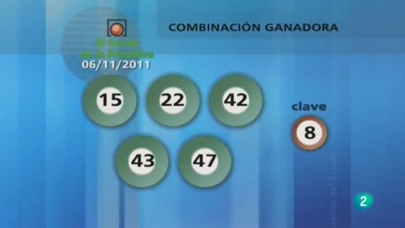 Loterías: Lotería diaria - 06/11/11 | RTVE Play