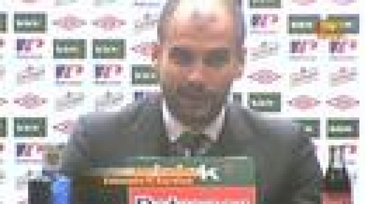 Guardiola: "Ha sido un partidazo"