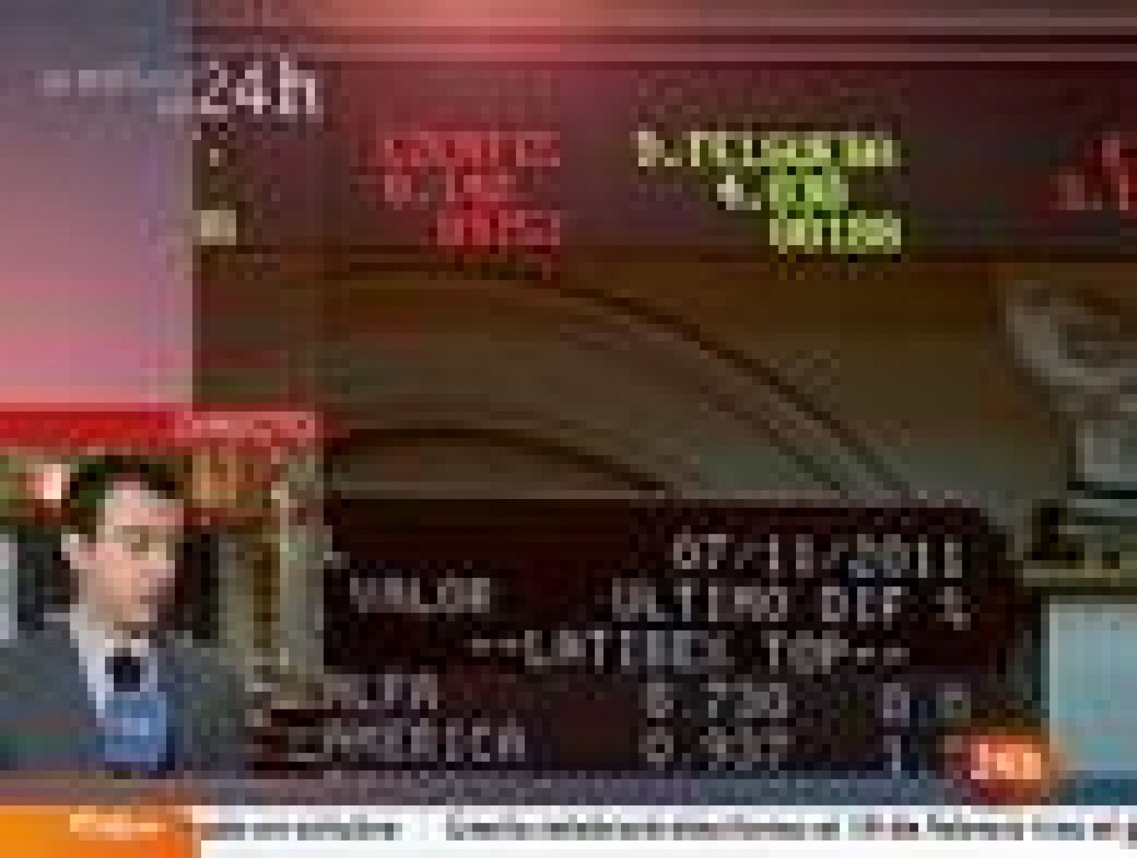 Noticias 24h: Las primas de riesgo bajan y las bolsas suben por los rumores de dimisión de Berlusconi | RTVE Play