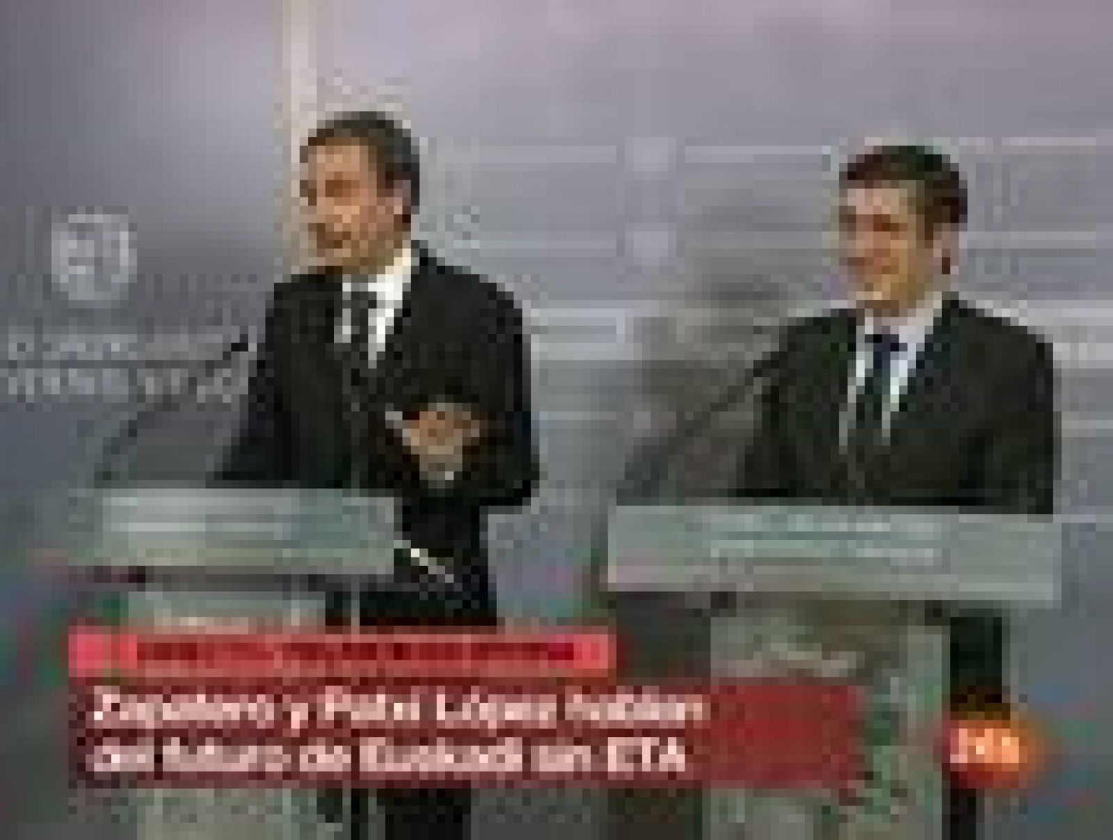 Noticias 24h: Zapatero asegura que seguirá "con gran interés" el debate pero no se pronuncia sobre el ganadoruncia sobre el g | RTVE Play