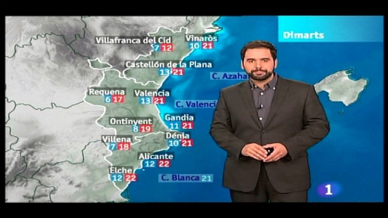 El tiempo en la Comunidad Valenciana - 07/11/11 - Ver ahora 