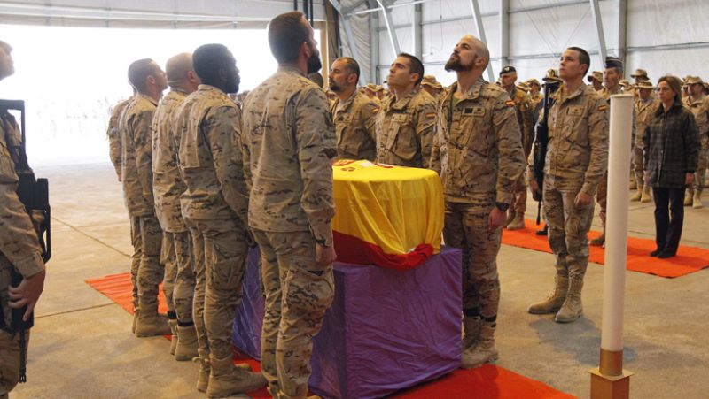 De regreso a España los restos mortales del militar muerto en Afganistán