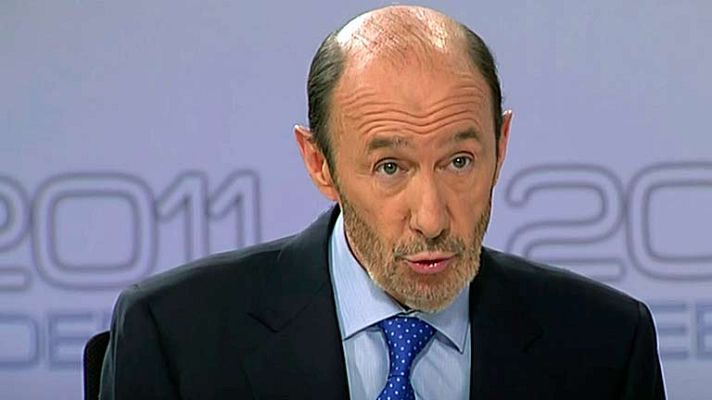  - Rubalcaba a Rajoy: "Aclare la ambigüedad de su programa económico"