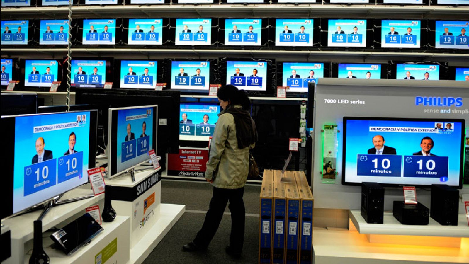 La audiencia del cara a cara Rubalcaba-Rajoy