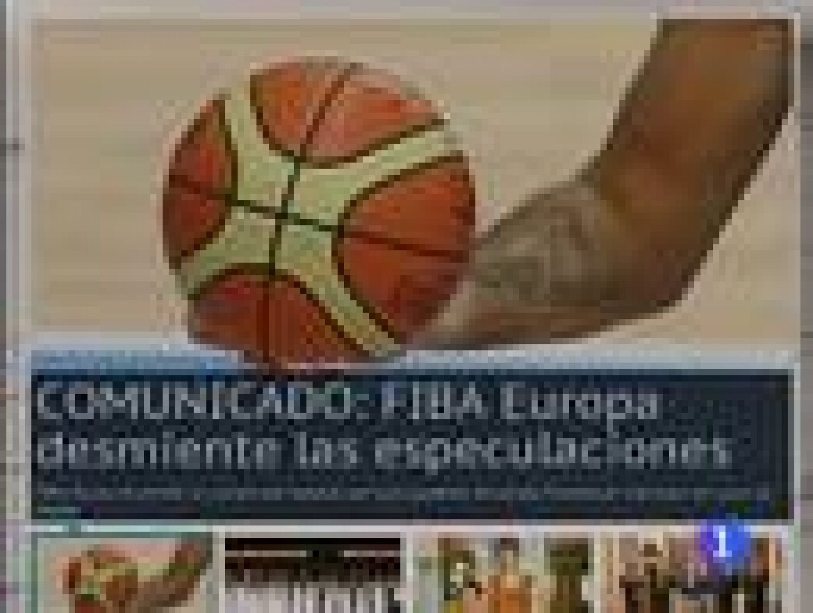 Telediario 1: La FIBA desmiente un positivo español | RTVE Play