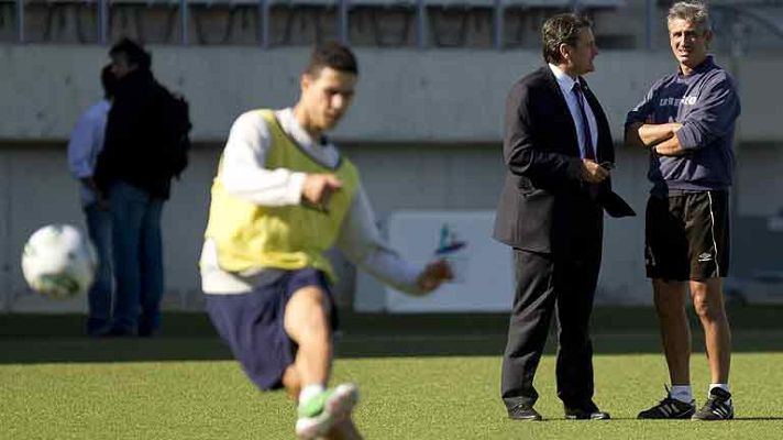 Telediario 1 - Poco ambiente en Hospitalet