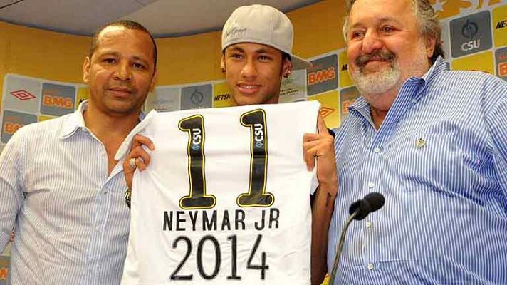 Telediario 1 - Neymar se quedará en el Santos
