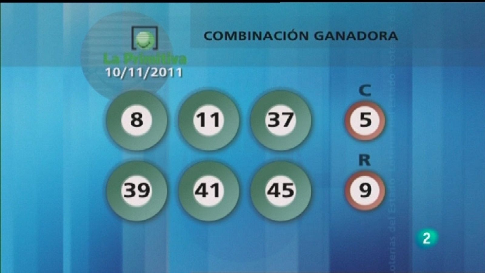 Loterías: Lotería diaria  - 10/11/11 | RTVE Play