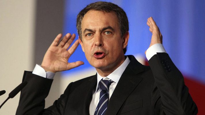 Telediario 1 - Zapatero dice que Merkel es "una firme defensora del euro"