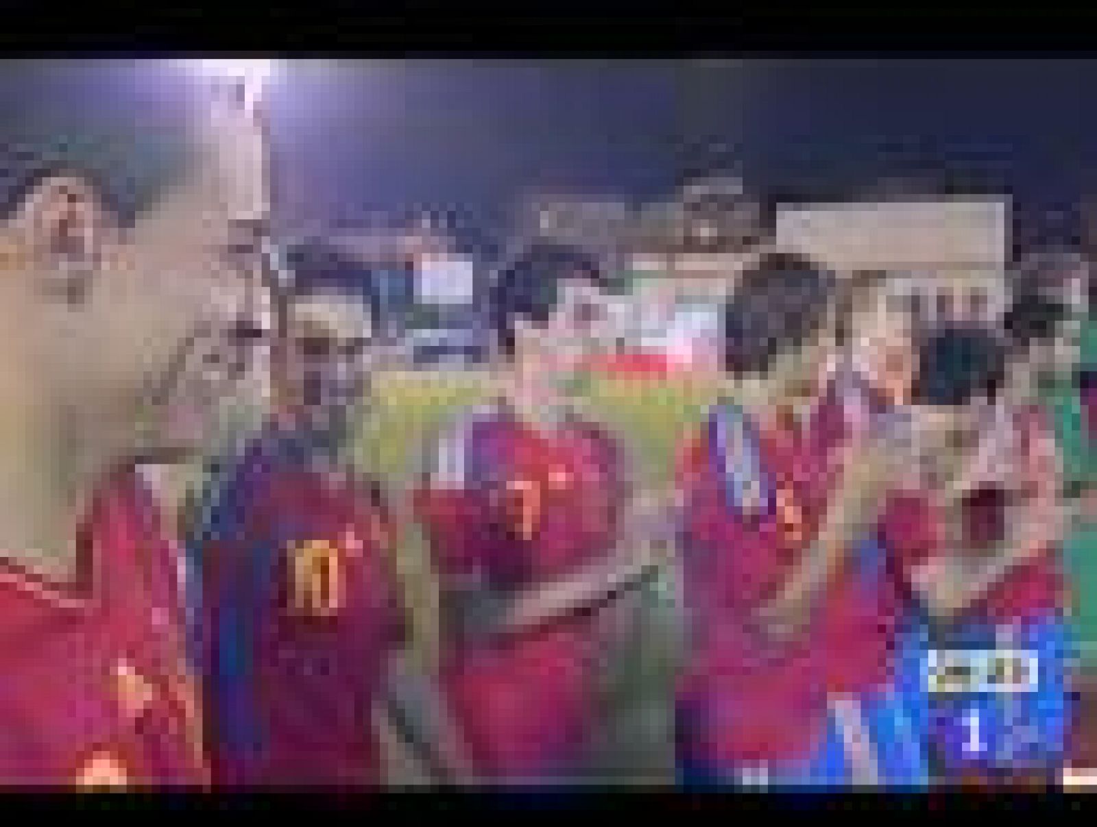 Telediario 1: España pone la cara colorada a Estonia | RTVE Play