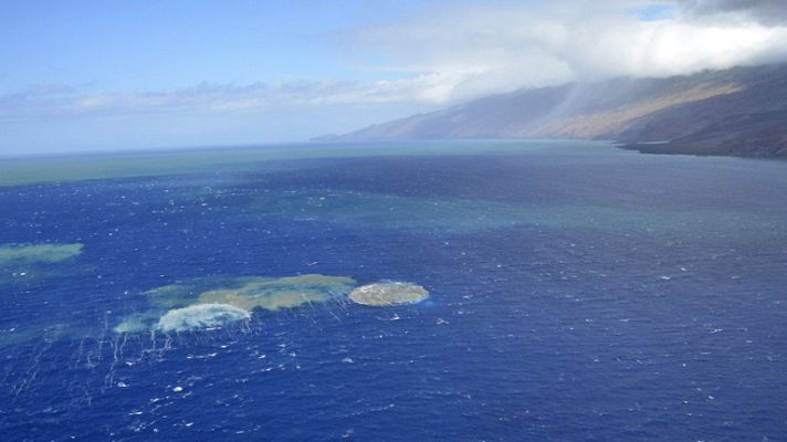 Telediario 1 - No aumenta la erupción en El Hierro