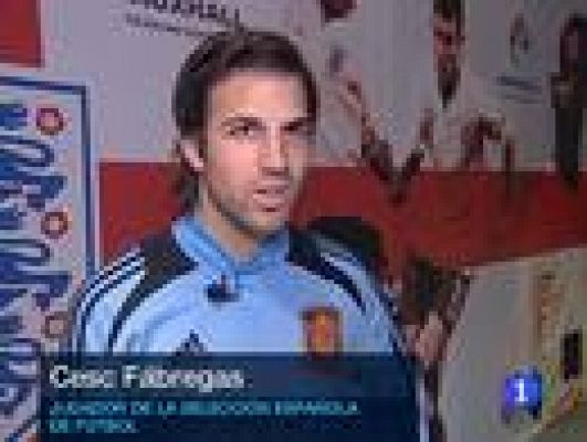 Telediario 1 - Cesc y la selección, en Wembley