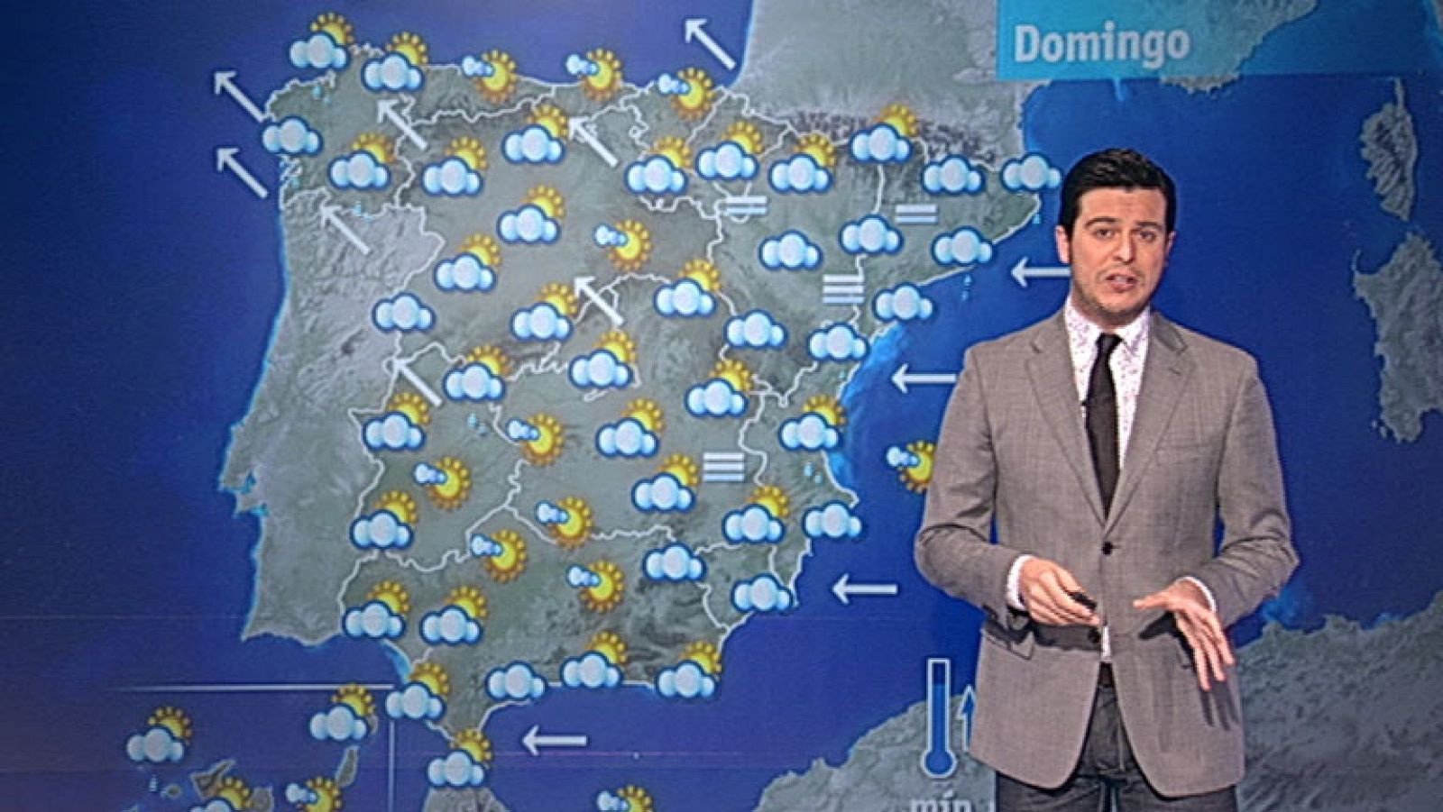 Lluvias fuertes en Galicia y temperaturas en descenso en casi todo el país
