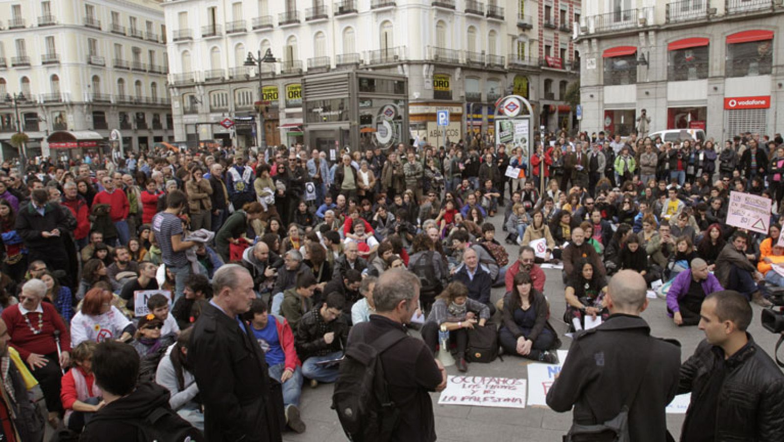 En Madrid, el movimiento 15M ha vuelto a salir a la calle  