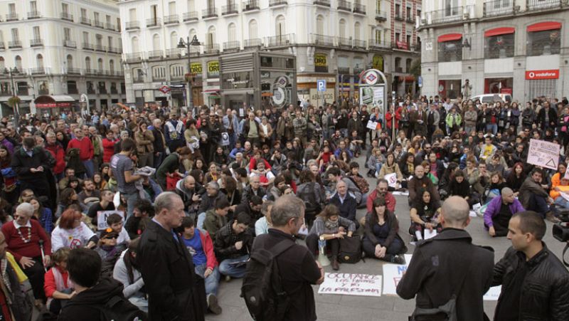 En Madrid, el movimiento 15M ha vuelto a salir a la calle  