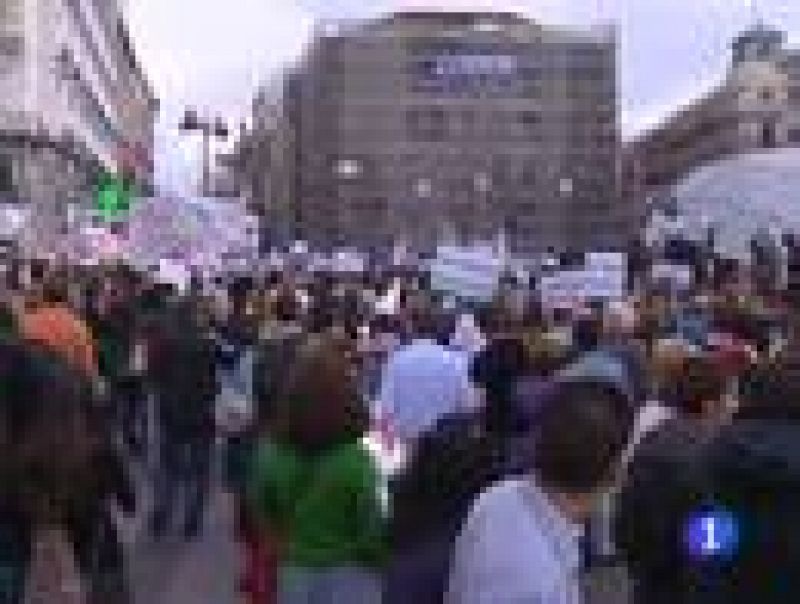 En Madrid, el movimiento 15M ha vuelto a salir a la calle  