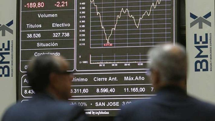 Informativo 24h - La prima de riesgo de España vuelve a máximos y caen las Bolsas