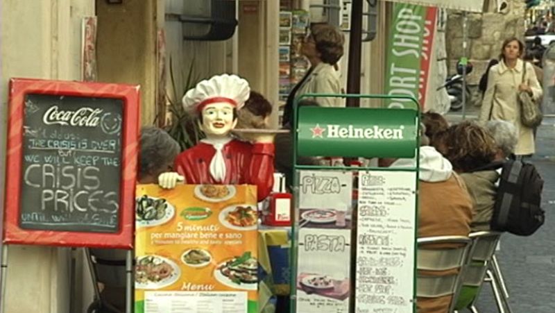 Los italianos se preparan para tiempos difíciles 