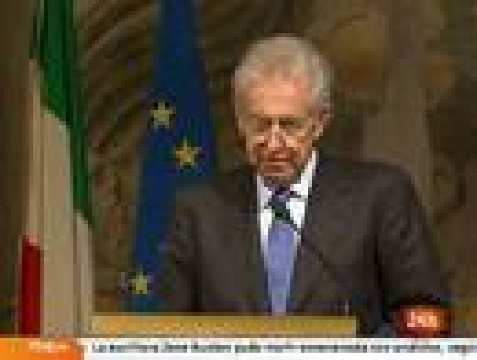 Noticias 24h: Monti negocia contra reloj para formar gobierno con el bono italiano en niveles de rescate  | RTVE Play