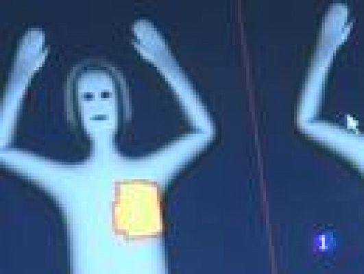 Telediario 1 - Escáner corporal en la UE