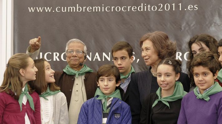 Telediario 1 - Valladolid es estos días la capital de los microcréditos