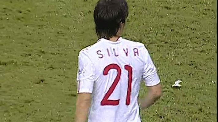 Eurocopa - Silva consigue el primero de España